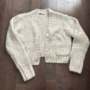 Zara light gray cardigan
